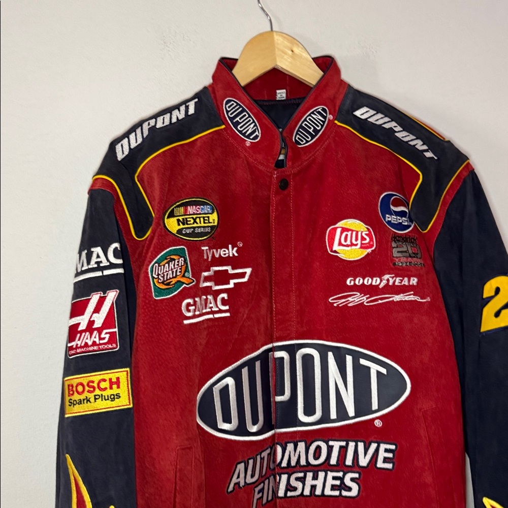 Vintage Jeff Gordon Dupont Nascar Jacket / Large / New / Jeff Hamilton - Picture 6 of 14